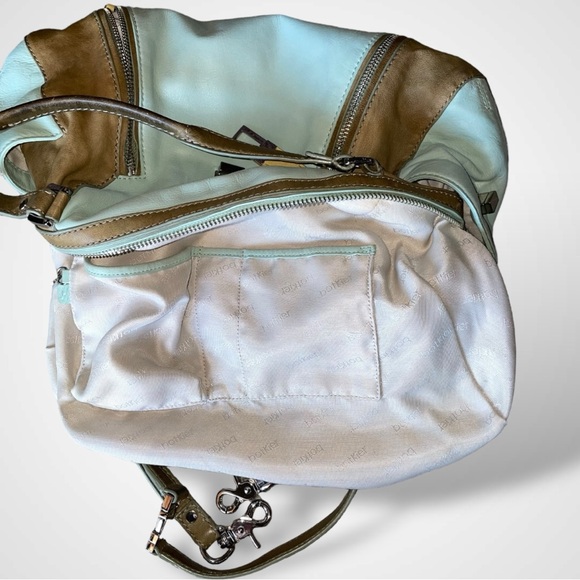 BOTKIER🪢 LEATHER HOBO BAG W/ XBODY STRAP, DUSTBAG AND COA - Picture 15 of 16